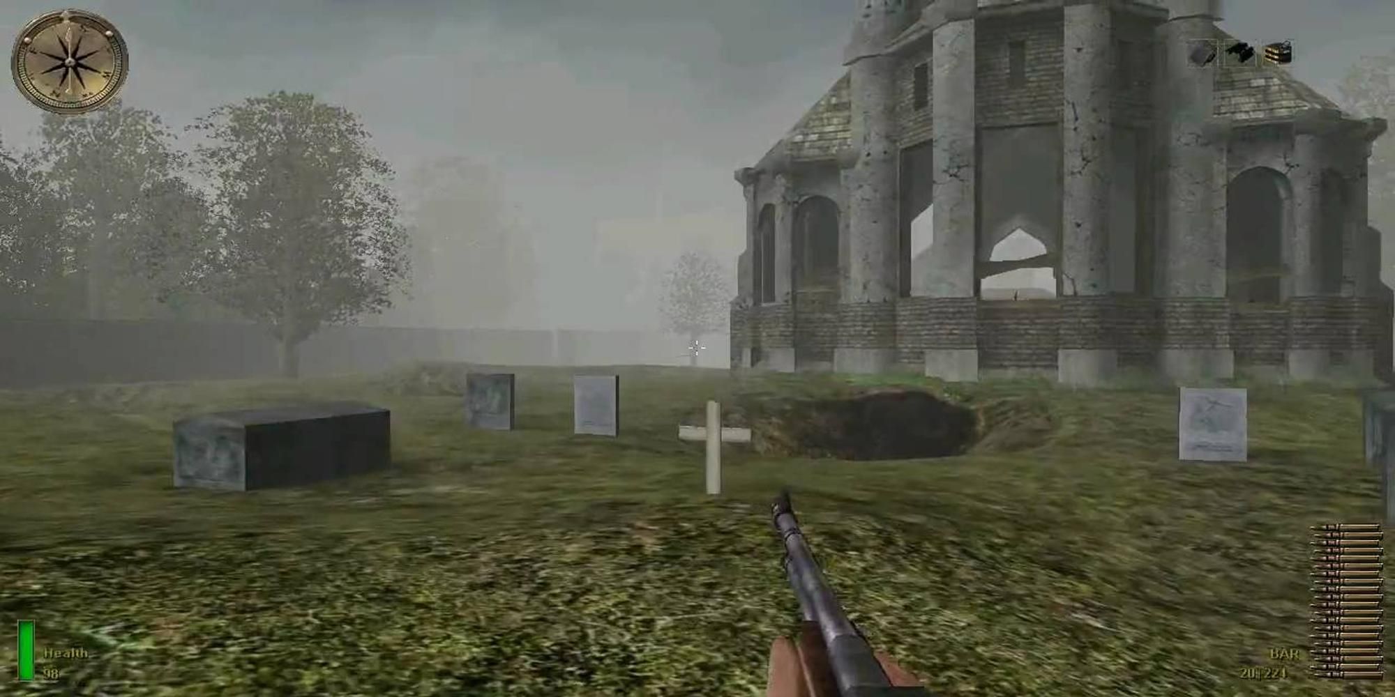 Holding a gun in Medal of Honor Allied Assault