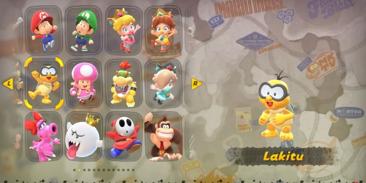 Lakitu Mario Kart World