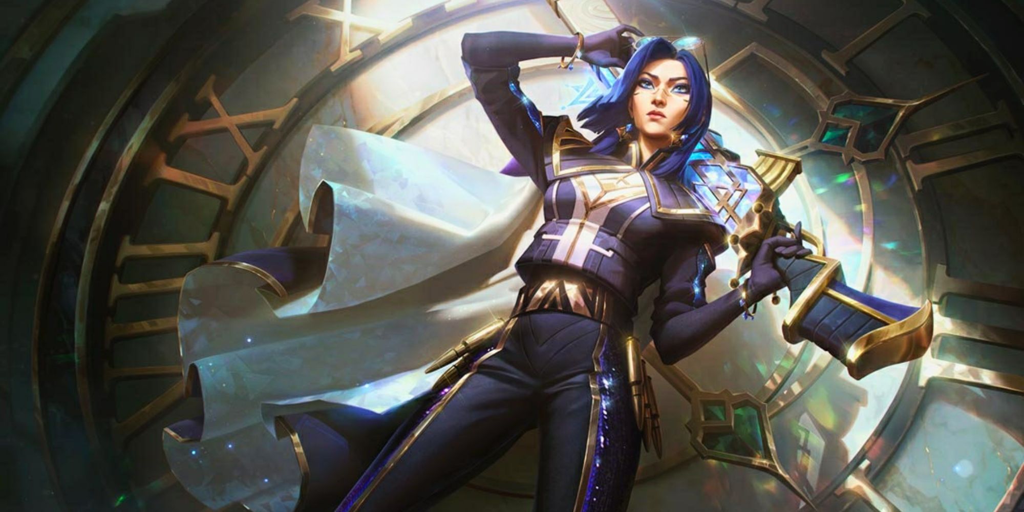 Caitlyn Arcane special skin in League