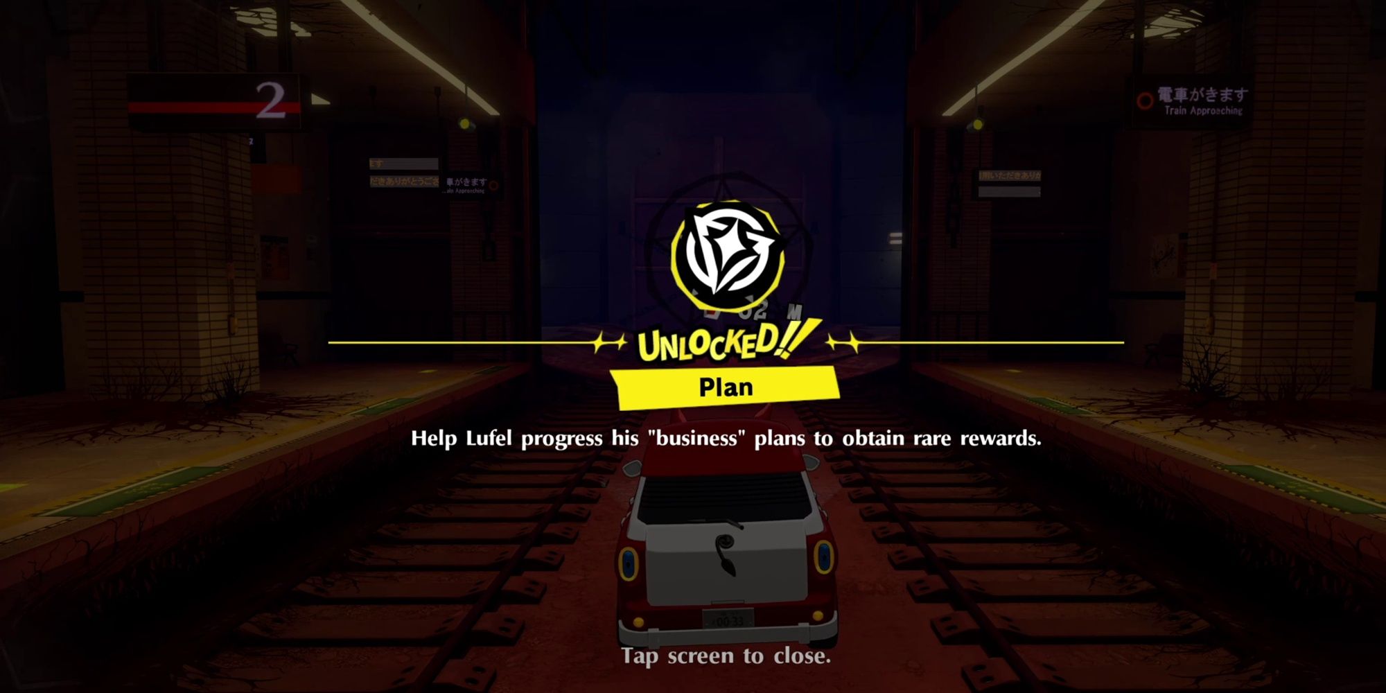 Lufel's Business Plan in Persona 5: The Phantom X.