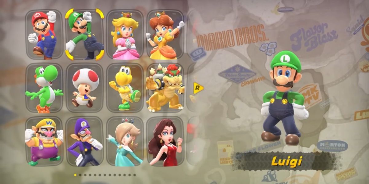 Luigi Mario Kart World