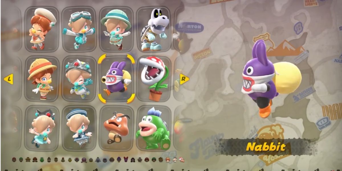 Nabbit Mario Kart World