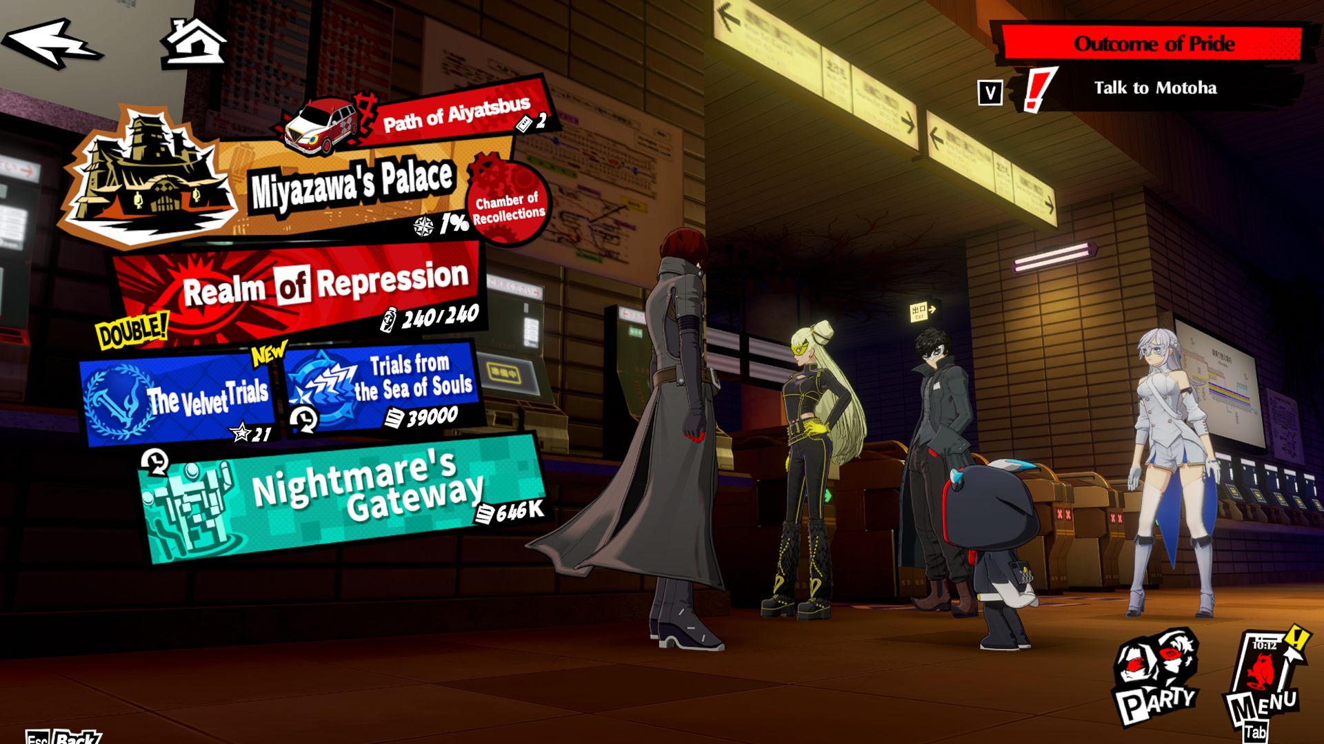 Ways to Level Persona in Persona 5: The Phantom X