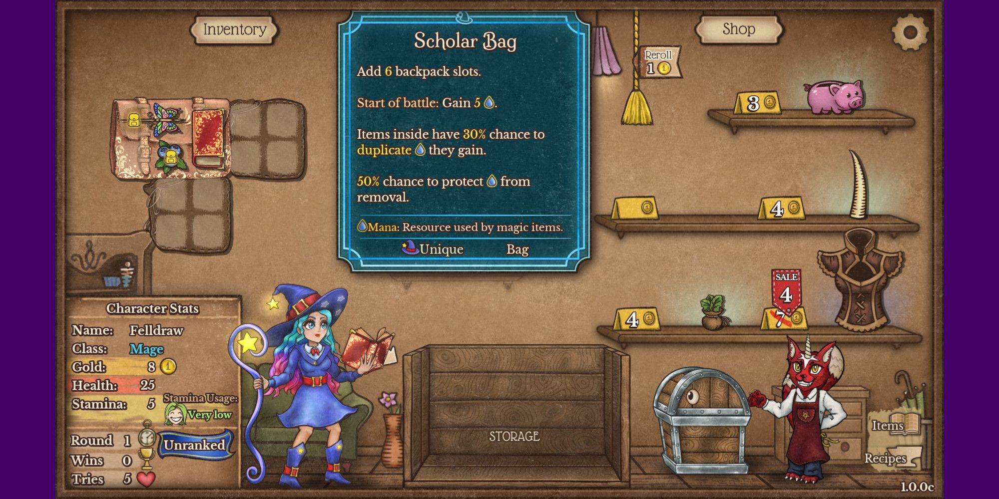 The Mage's Scholar Bag