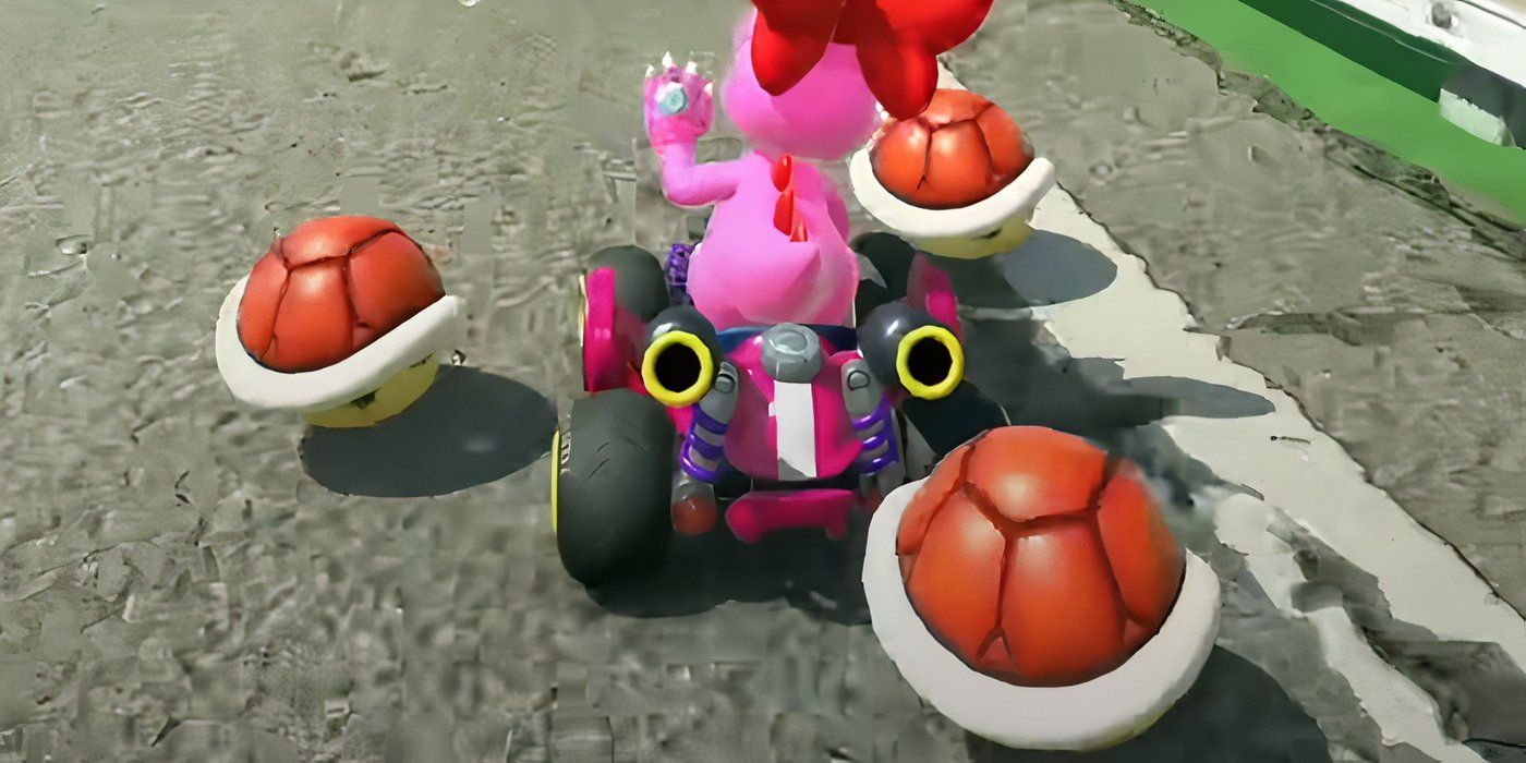 Red Shells Mario Kart World with Birdo