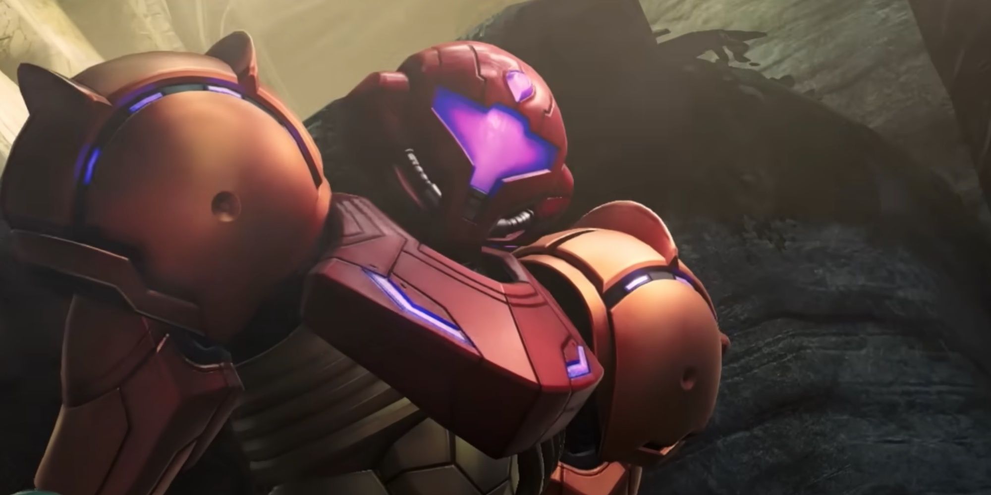 Samus Metroid Prime 4 purple visor