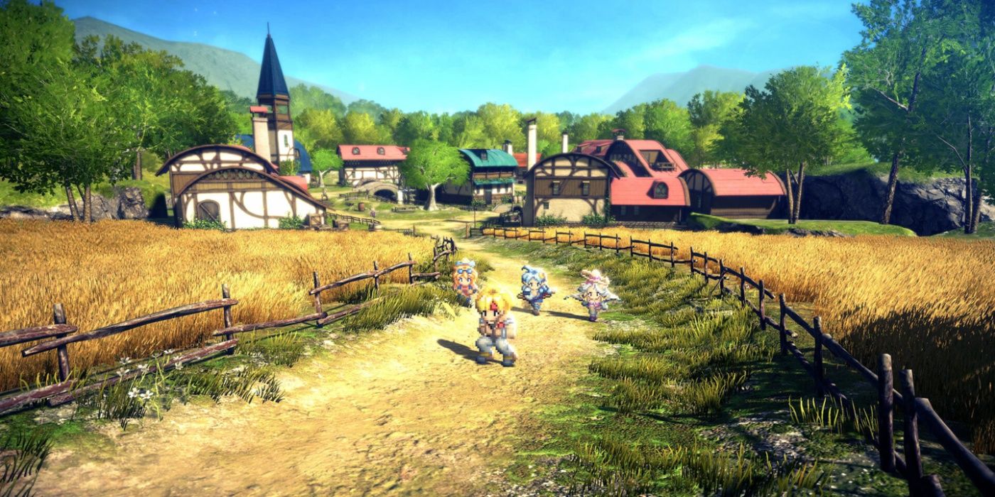 Star-Ocean-The-Second-Story-R Claude-and-his-companions-in-Arlia