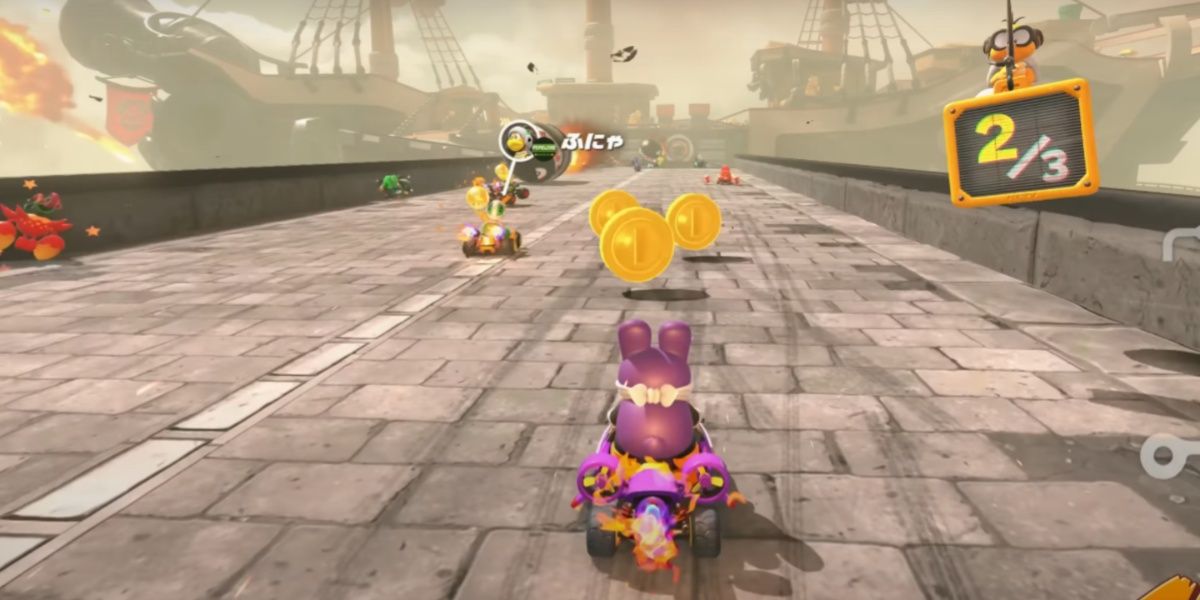 Steal Coins Mario Kart World