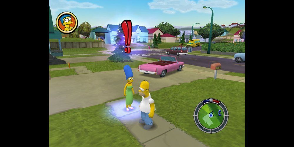 The-Simpsons-Hit-&-Run-Homer-about-to-talk-with-Marge
