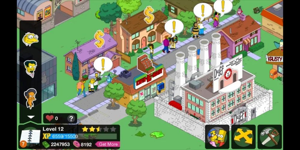 The-Simpsons-Tapped-Out-Rebuilt-Springfield-with-quest-icons
