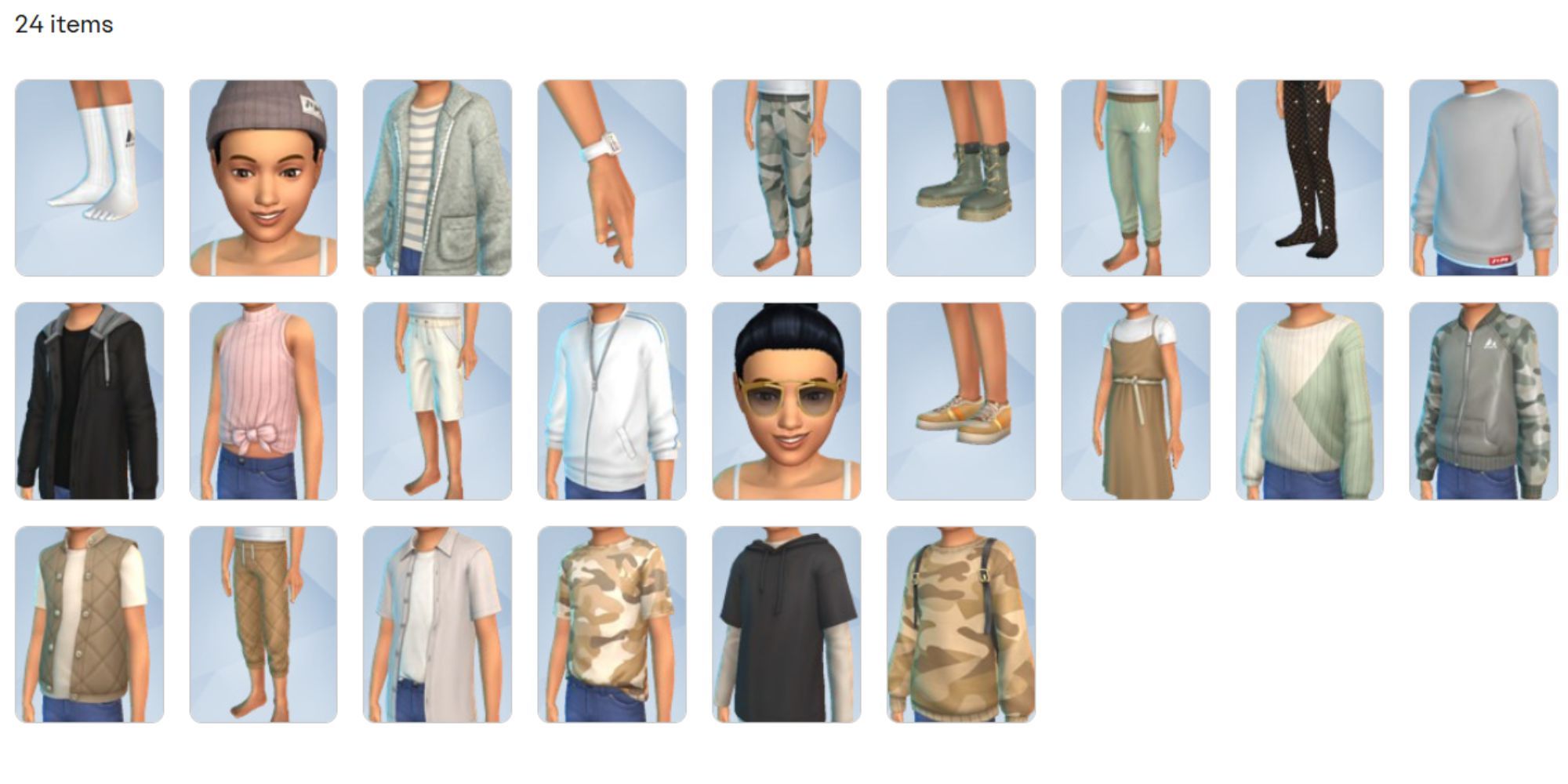 Kids clothing kit for The Sims 4