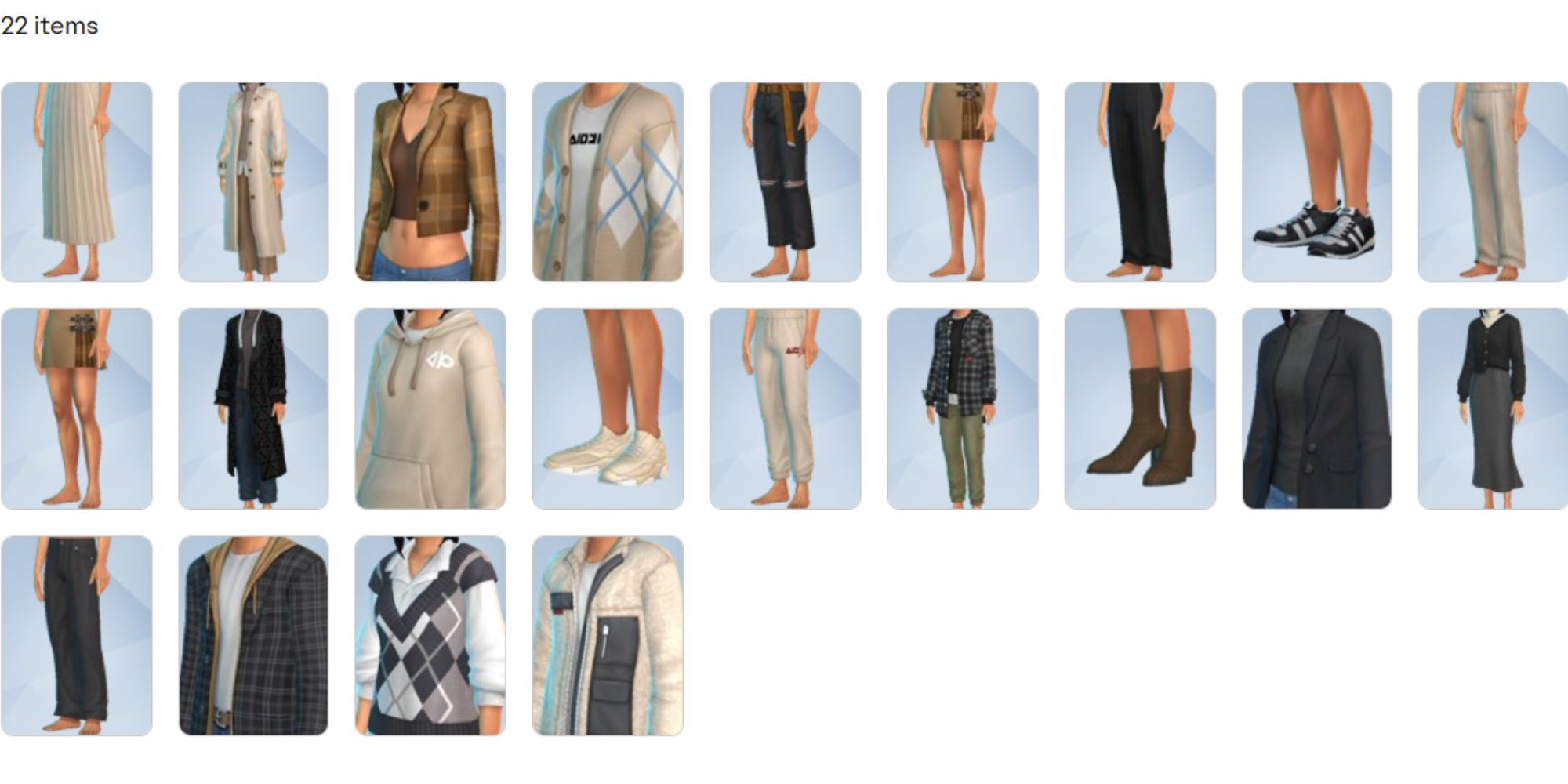 The Sims 4 fashion kit