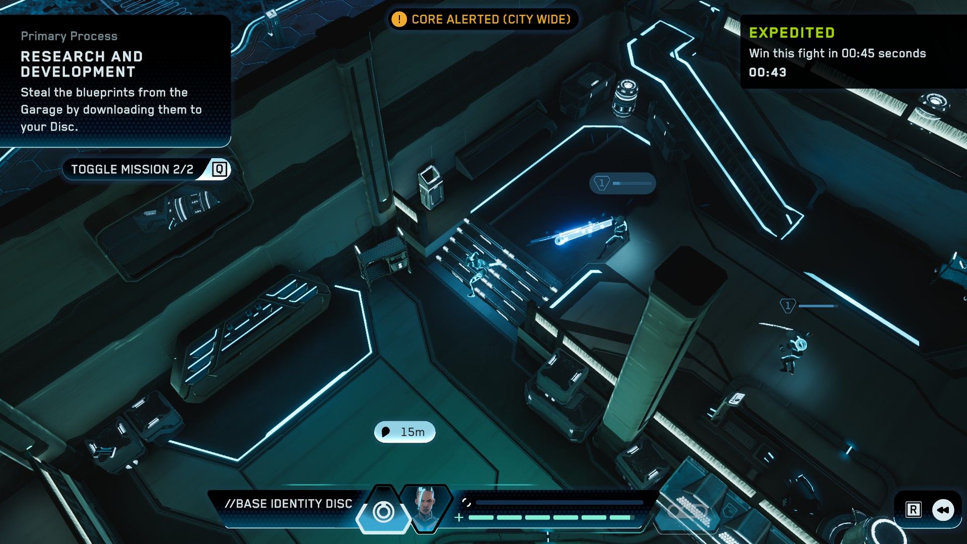 Tron Catalyst Combat in Vertical Slice