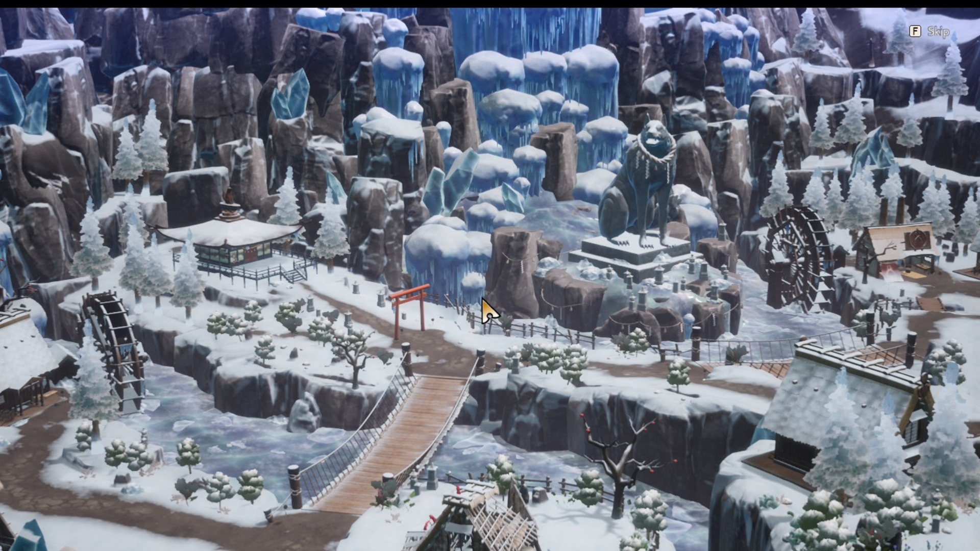 Winter Region Cutscene Rune Factory: Guardians of Azuma