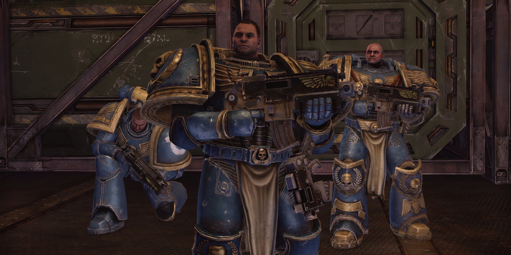 Warhammer-40,000-Space-Marine-Master-Crafted-Edition-Cutscene-of-Titus-Sidonus-and-Leandros-togeather