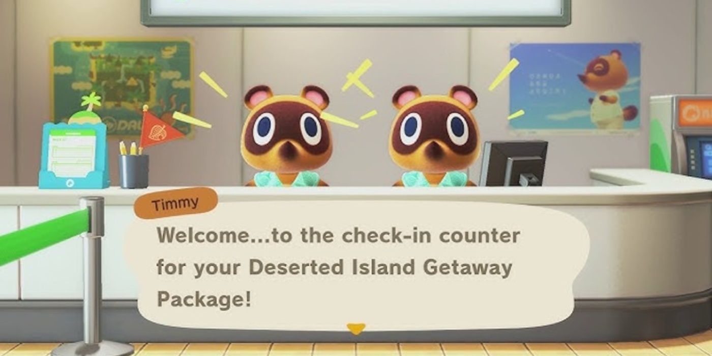 Animal-Crossing-New-Horizons-Timmy-and-Tommy-Nook-greeting-the-player-at-the-start-of-the-game