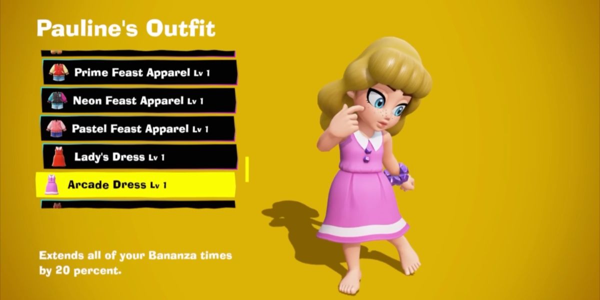 Arcade Dress Donkey Kong Bananza