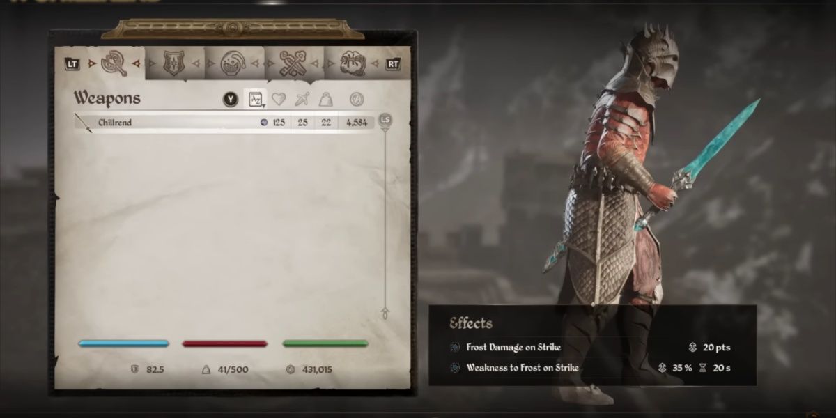 Chillrend Short Sword in The Elder Scrolls IV: Oblivion Remastered