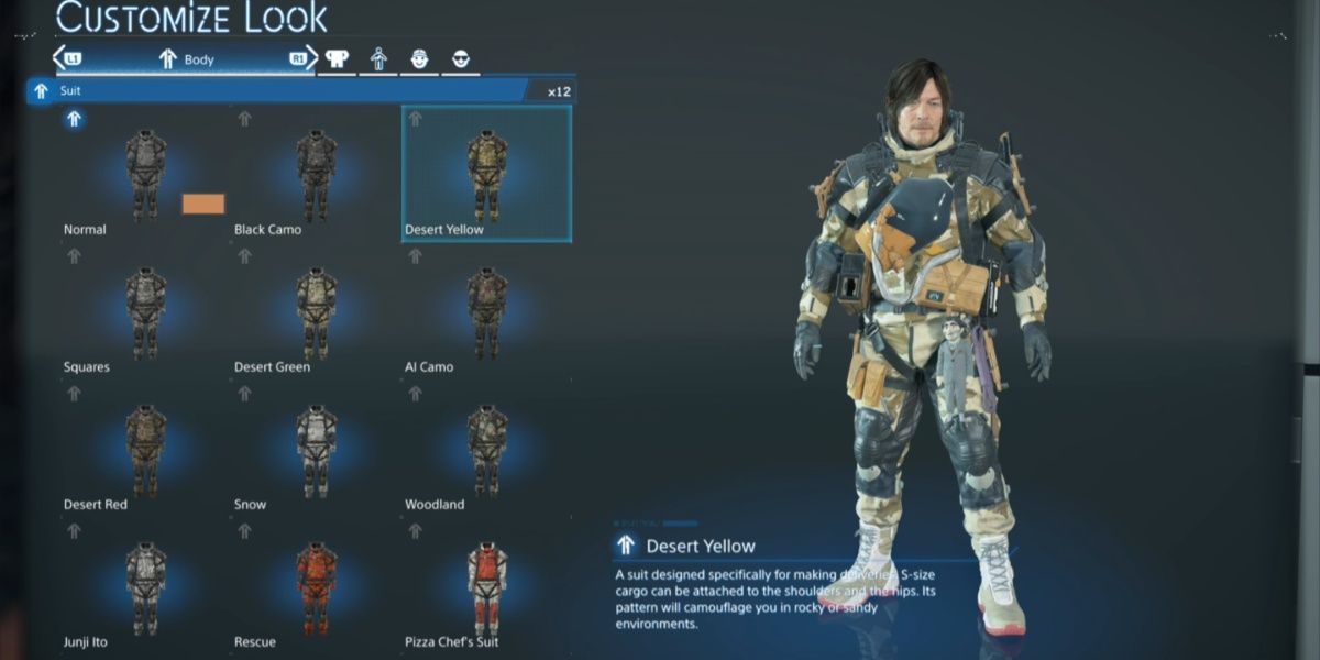 Desert Yellow Suit Death Stranding 2: On the Beach