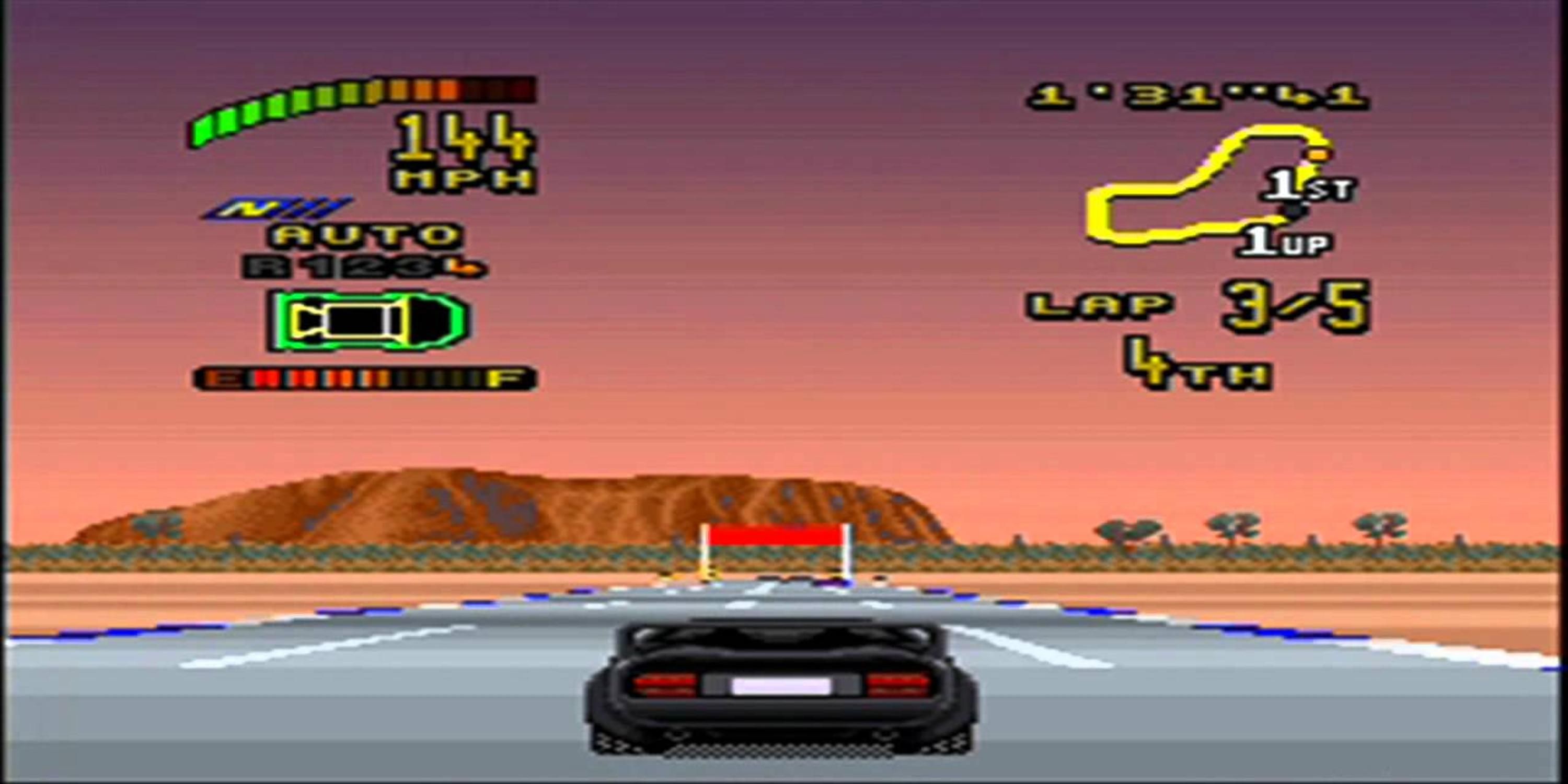 Driving a black car in Australia in Top Gear 2