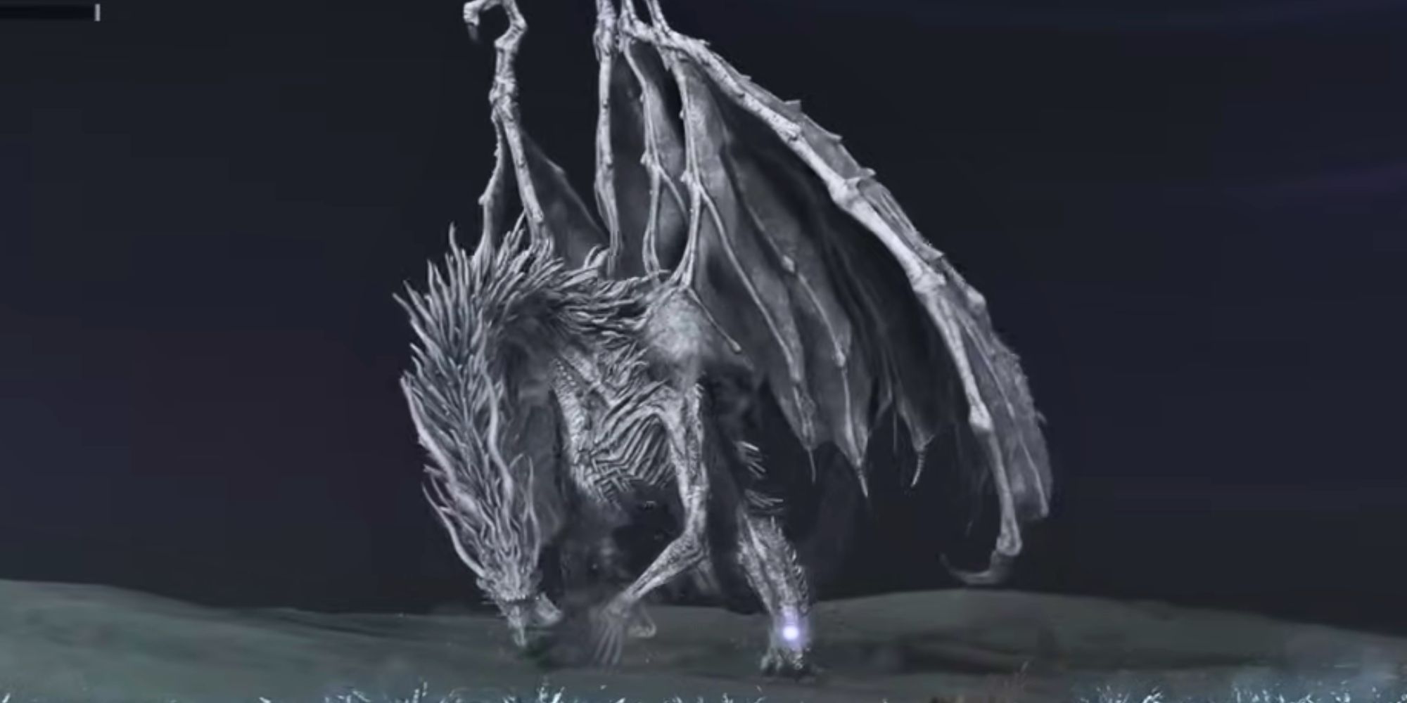Ice dragon Caligo in Elden Ring Nightreign