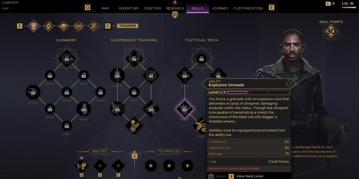 Explosive Grenade Skill in Dune: Awakening