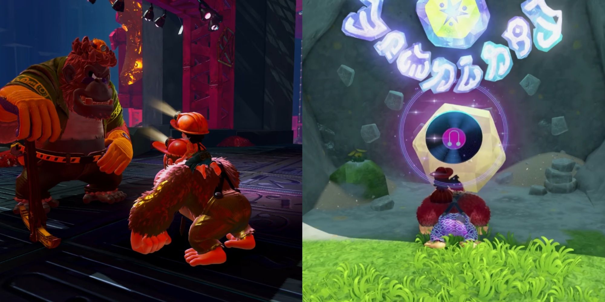 Paying Grumpy Kong and Collecting Music Disc in Donkey Kong Bananza