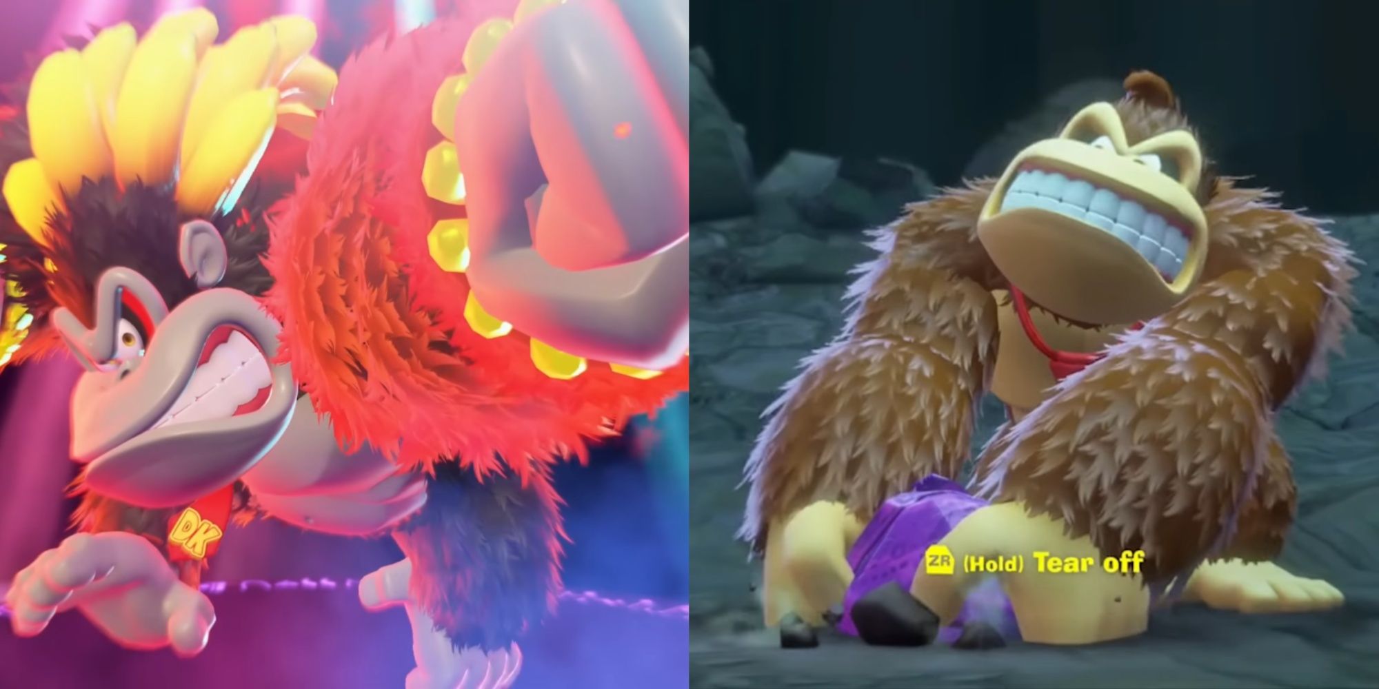 Kong Bananza Transformation and Tear Off Chunks in Donkey Kong Bananza
