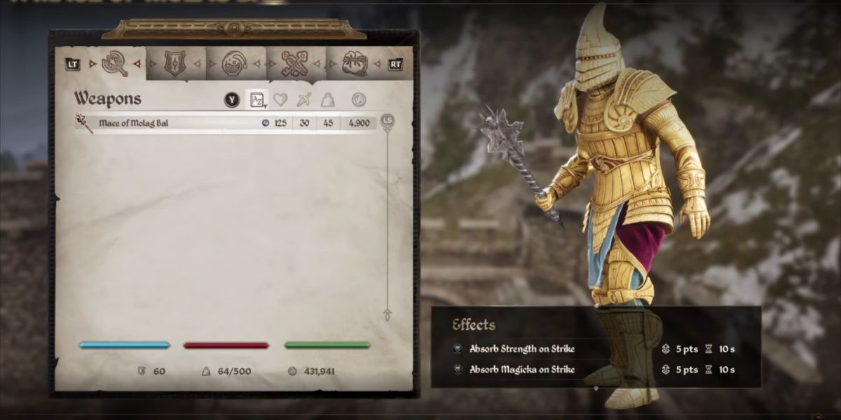 Mace of Molag Bal The Elder Scrolls IV: Oblivion Remastered