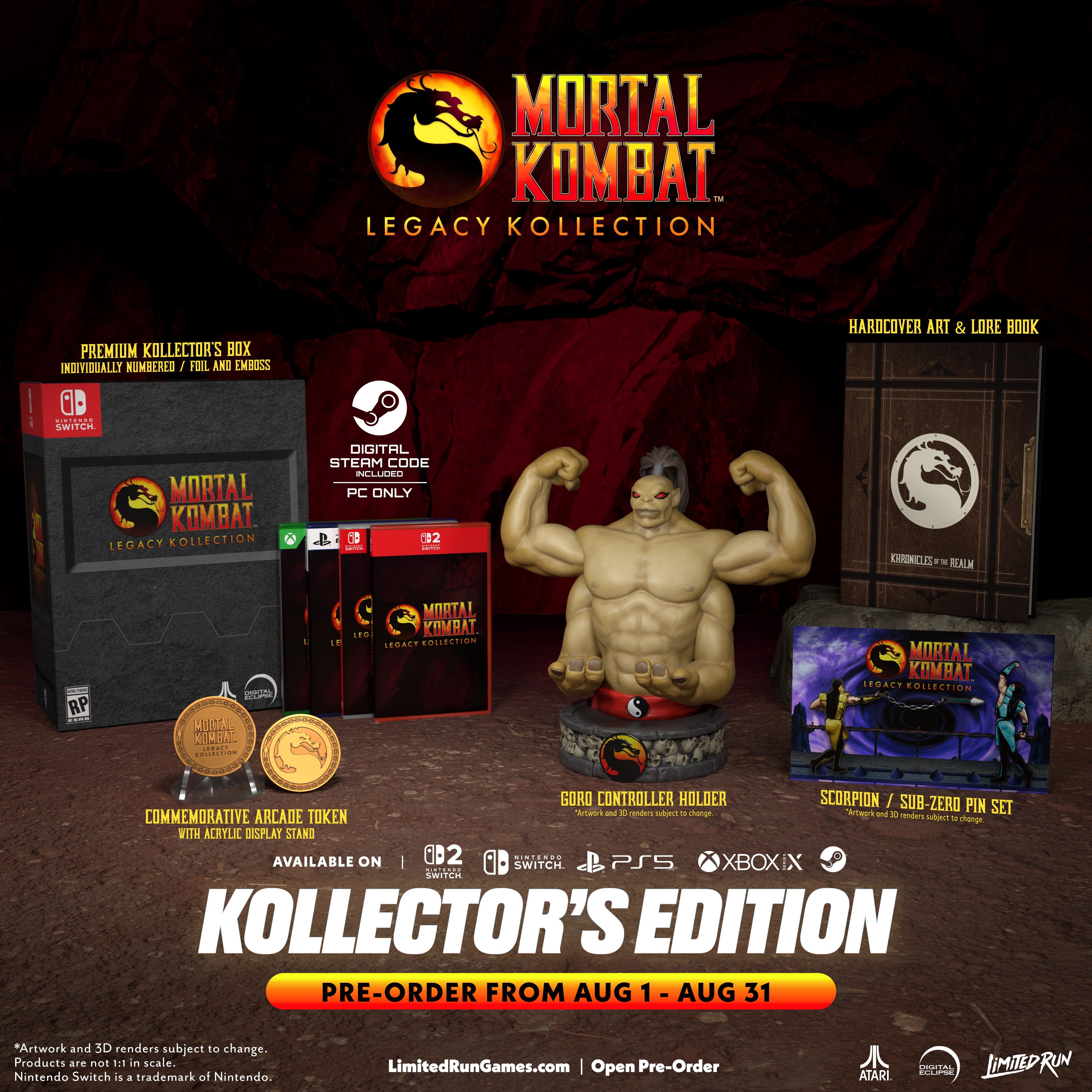 Mortal Kombat: Legacy Kollection Physical Editions Revealed