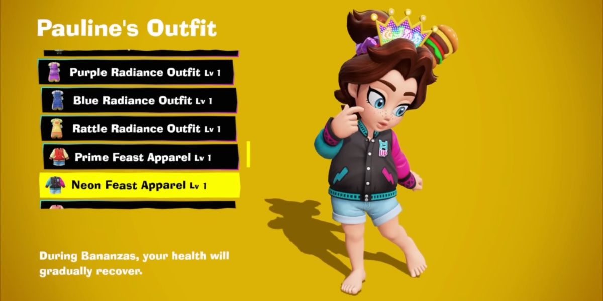 Neon Feast Apparel Donkey Kong Bananza