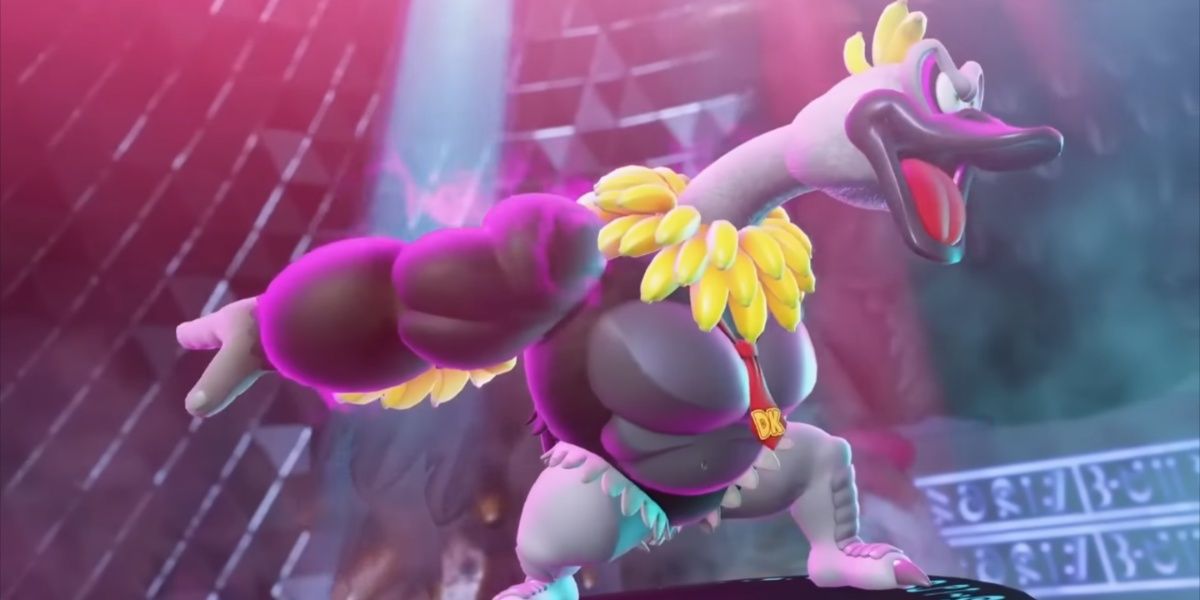 Ostrich Bananza Transformation in Donkey Kong Bananza