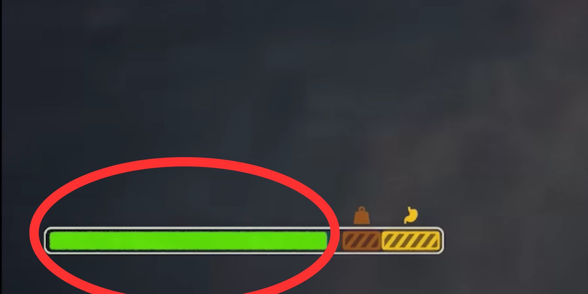 Mostly full stamina bar in PEAK
