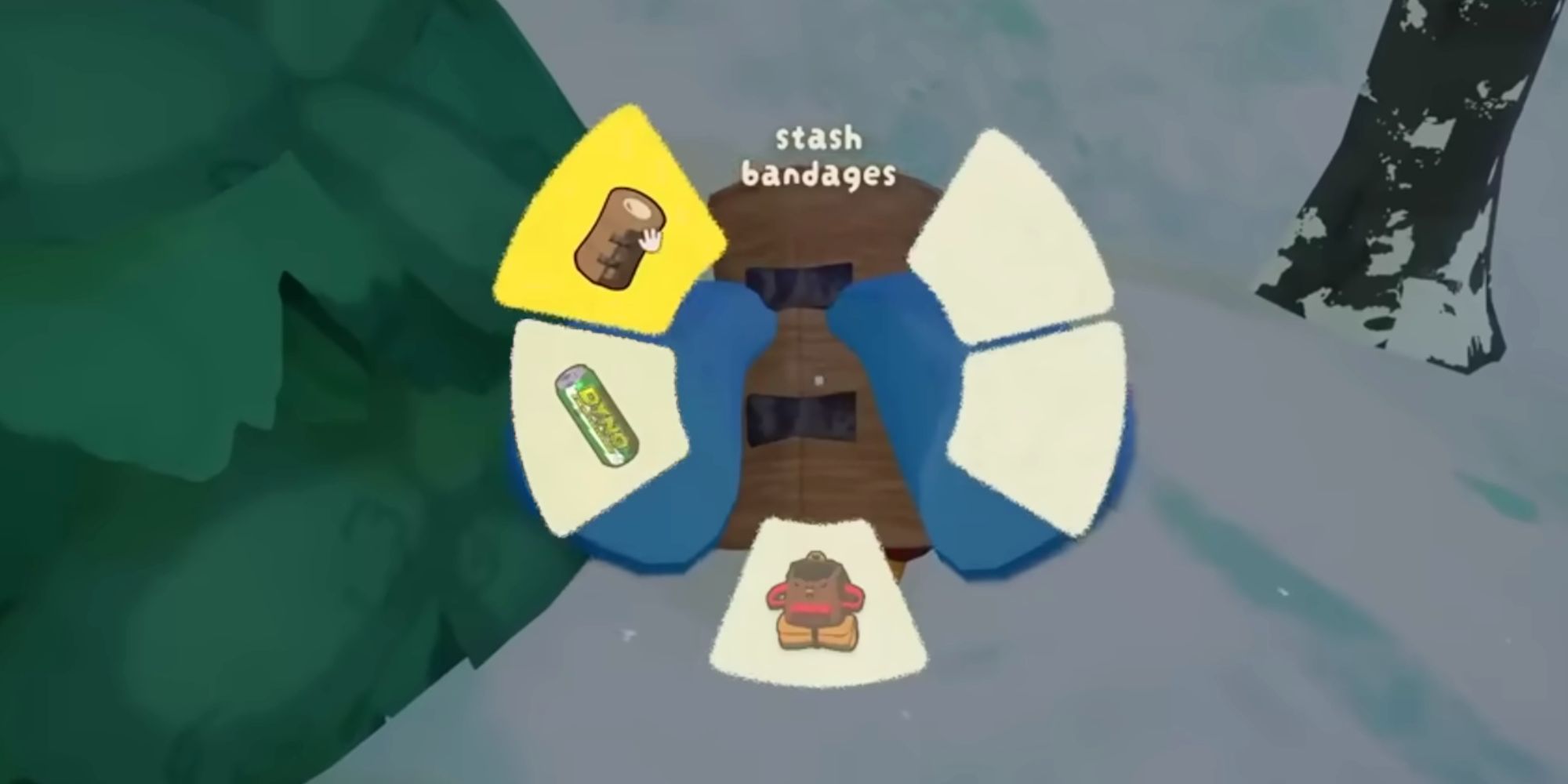 Backpack organizing in PEAK