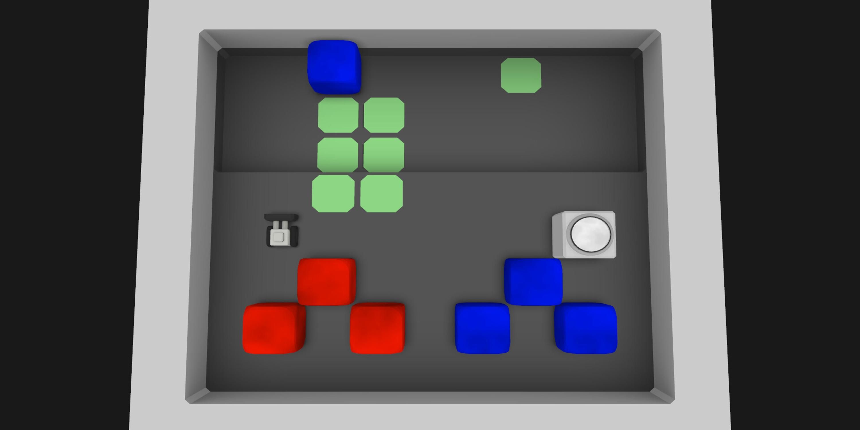 Playing with different colored blocks in Magent Block