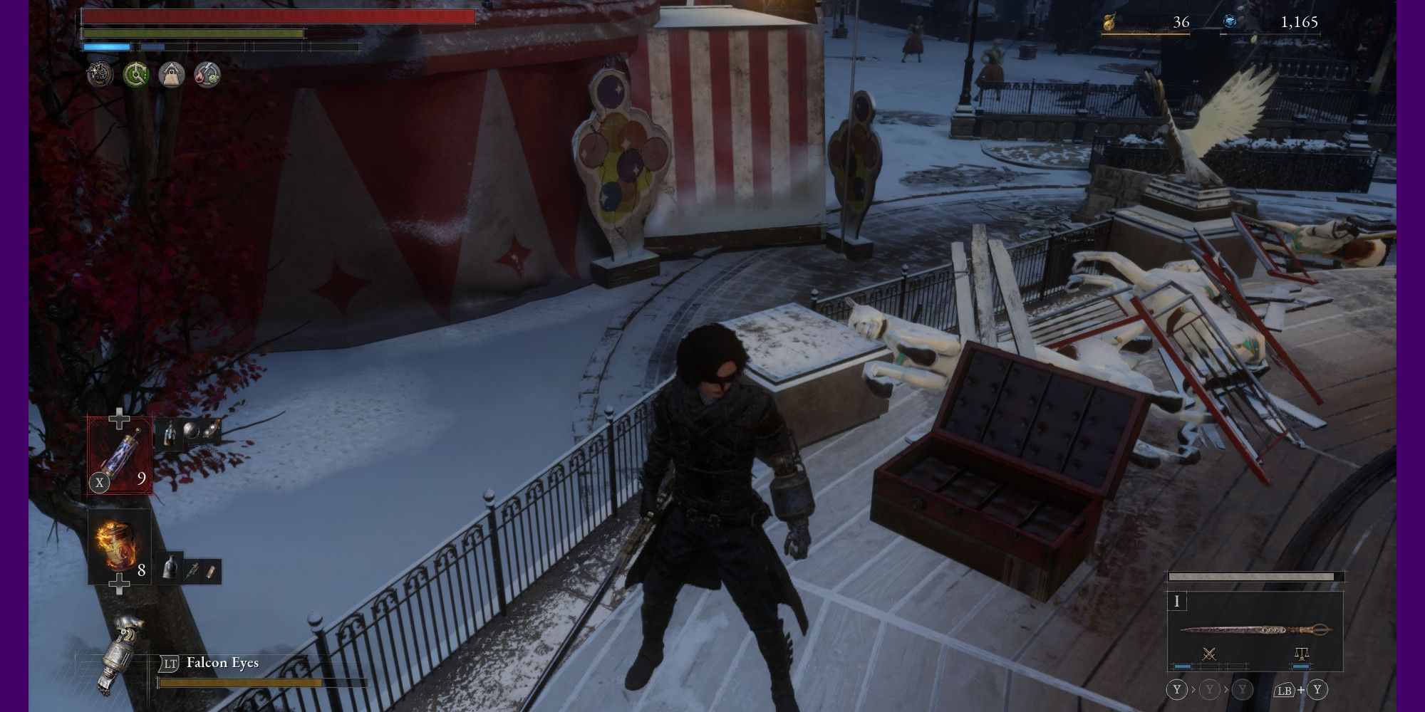 The chest in which a player will find Rosaura's shoes.
