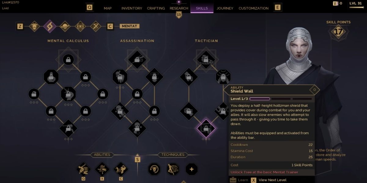 Shield Wall Skill in Dune: Awakening