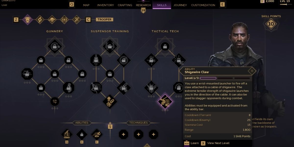 Shigawire Claw Skill in Dune: Awakening