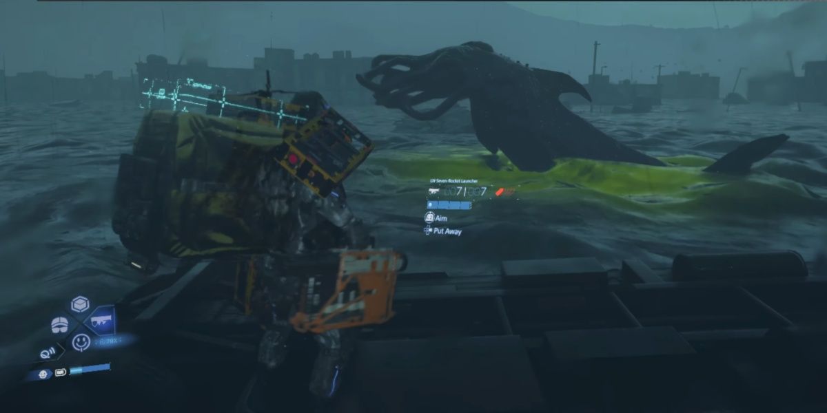 Completing Showdown at the Tar Lake Trophy in Death Stranding 2: On the Beach