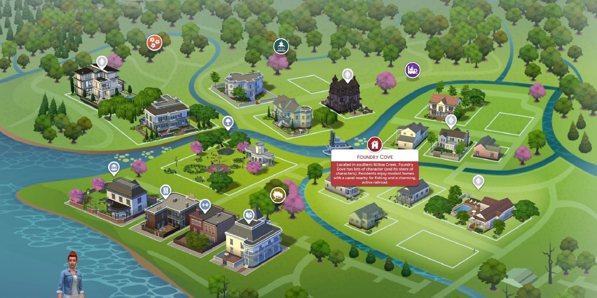 Sims 4 Foundry Cove Vecindario