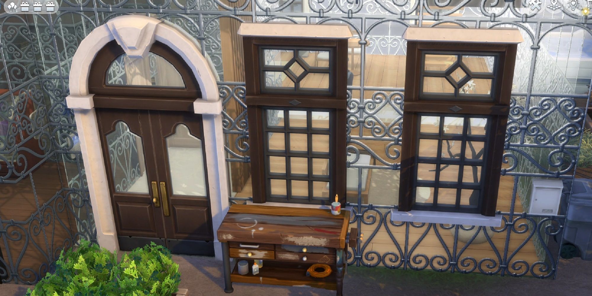 Sims 4 Glass Walls Applied to House