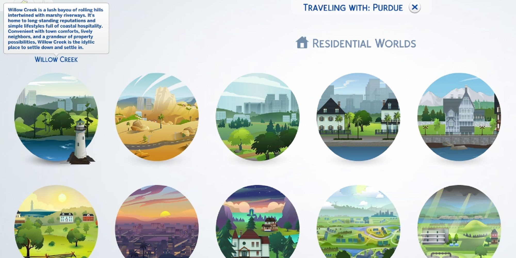 Sims 4 Willow Creek