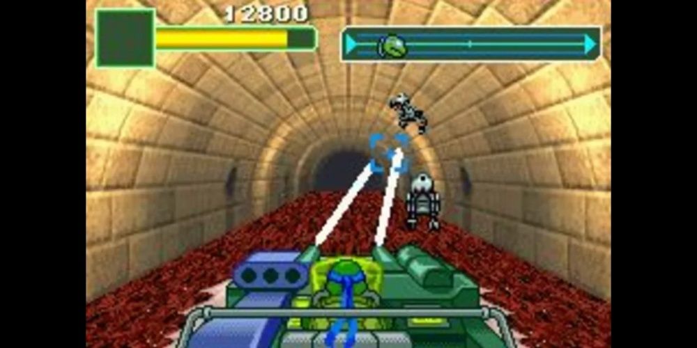 Teenage-Mutant-Ninja-Turtles-2003-Game-Boy-Advance-Leo-blasting-Mousers