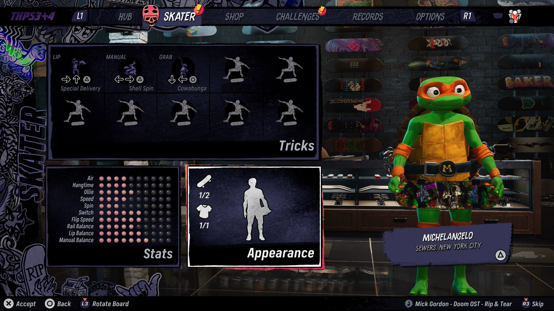 THPS 3+4 Michelangelo