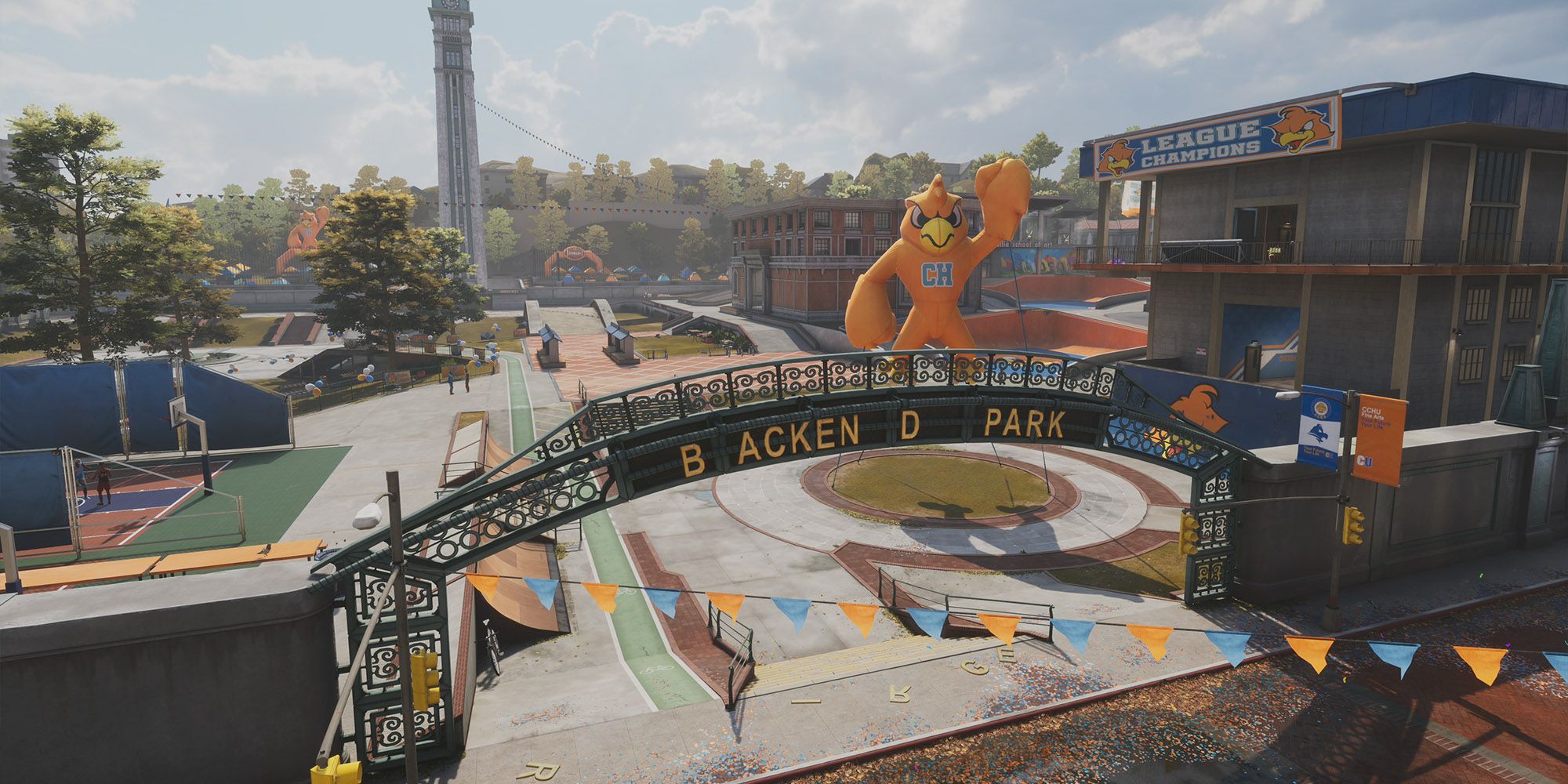 Tony Hawk's Pro Skater 4 College Sign Mascot