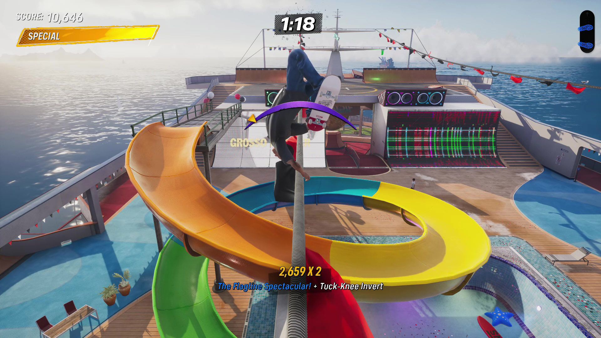 How to Complete Cruise Ship's Goals in Tony Hawk’s Pro Skater 3+4