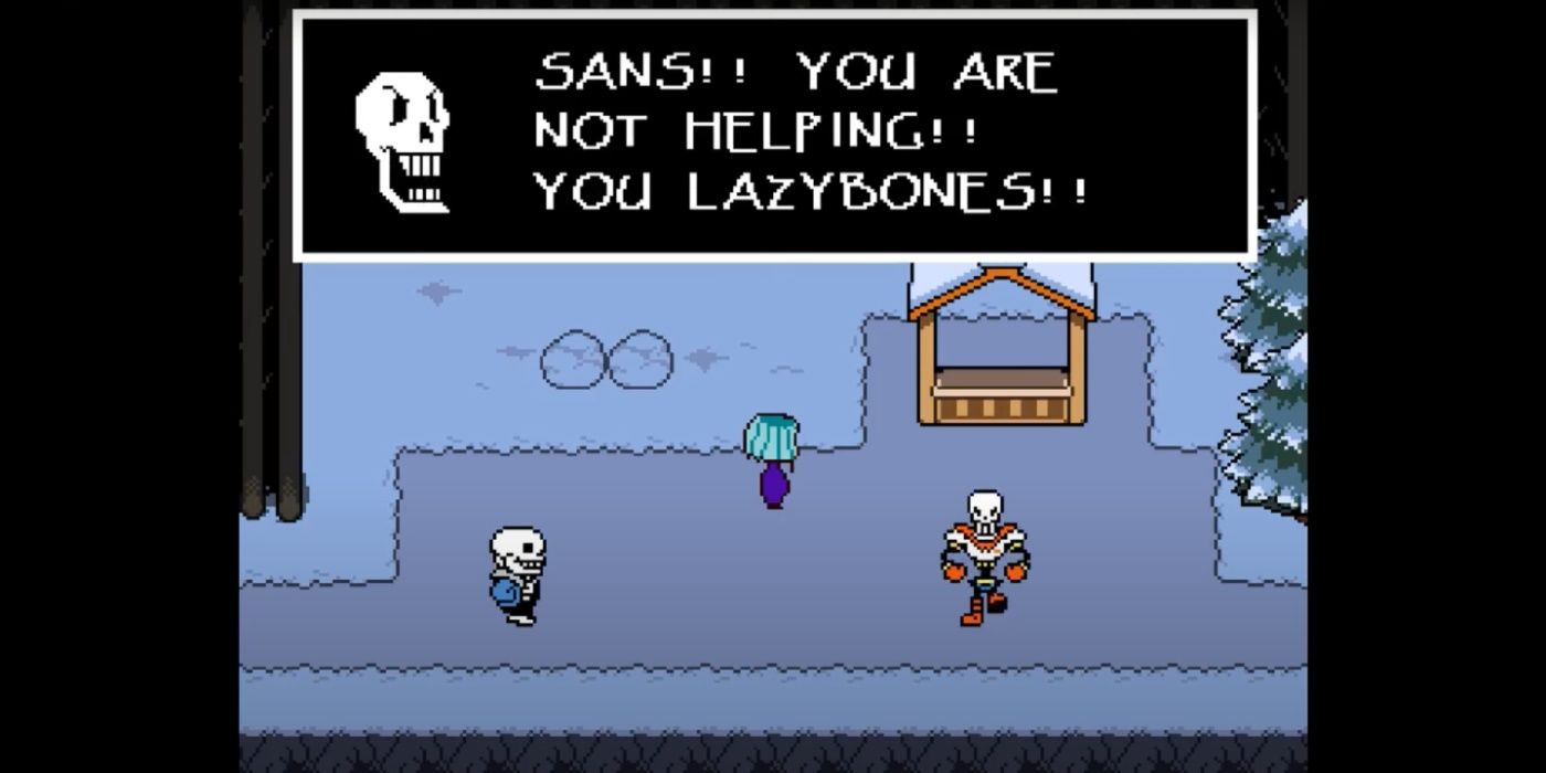 Undertale-Papyrus-calling-Sans-lazybones