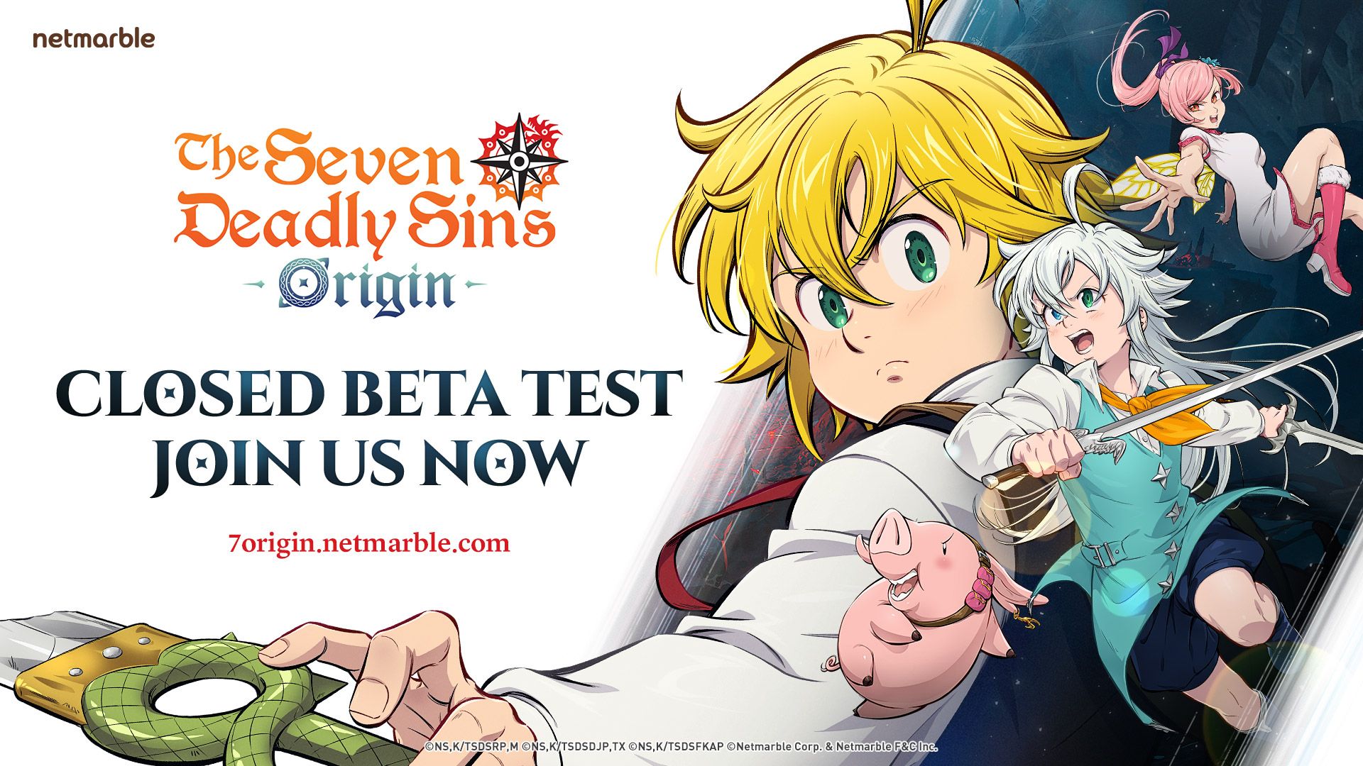 The Seven Deadly Sins: Origin Closed Beta Test Registration Now Open