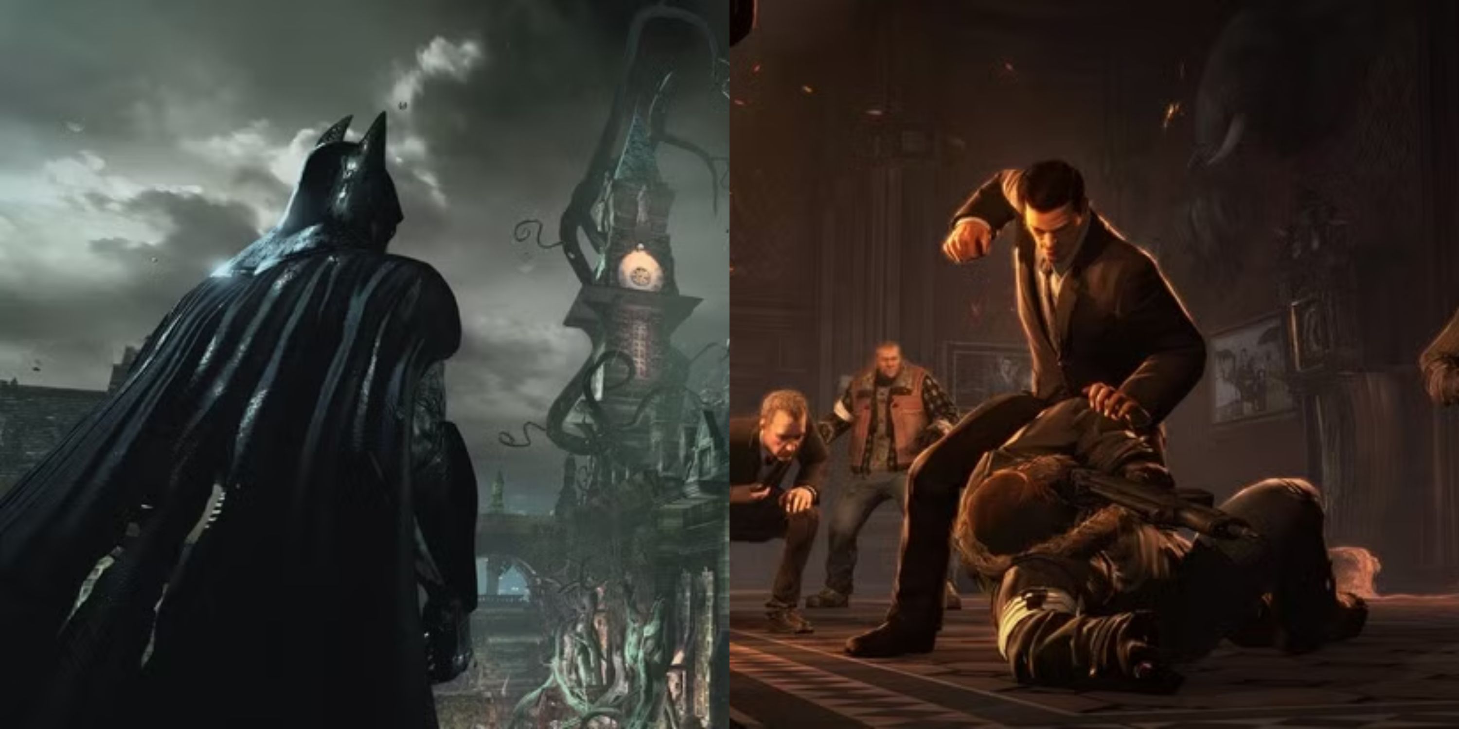 Batman Arkham Asylum and Batman Arkham Origins 