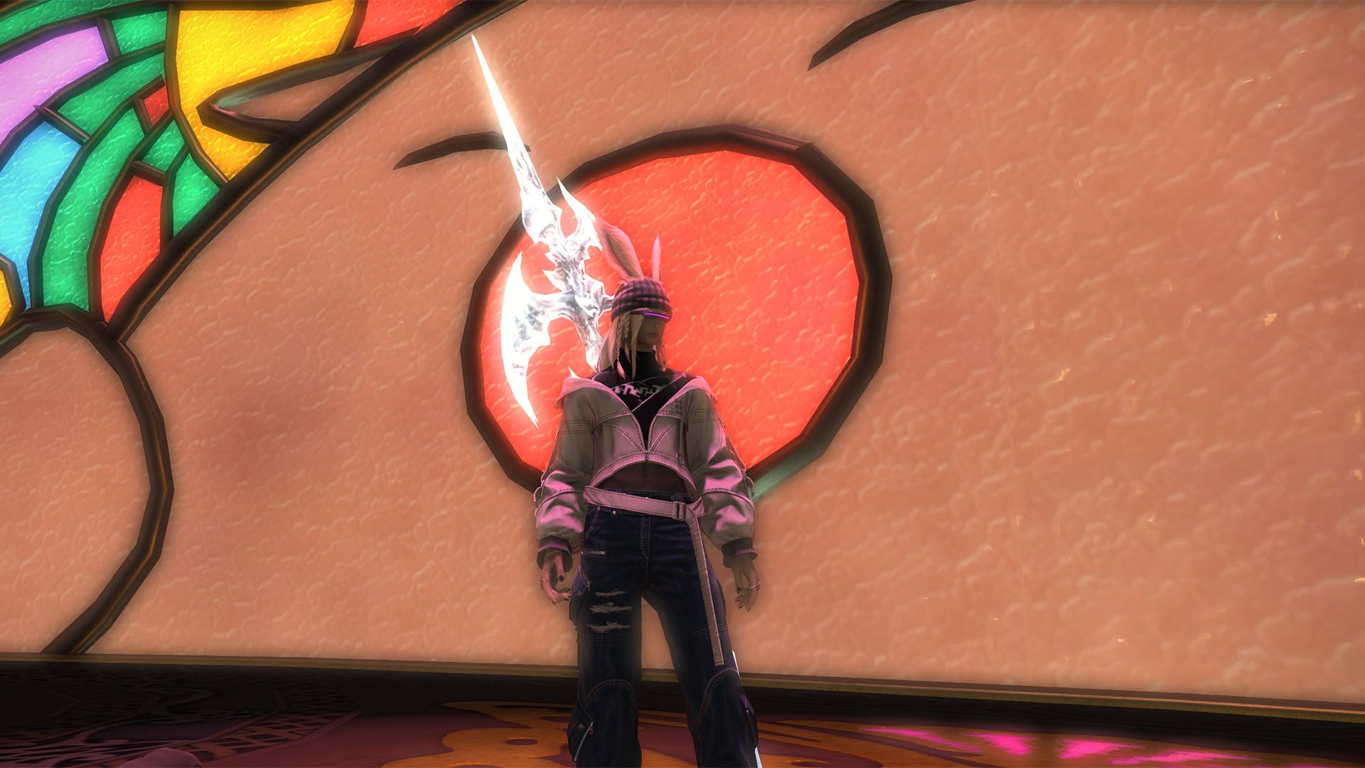 FFXIV Shaded Visor Moogle Gold Saucer